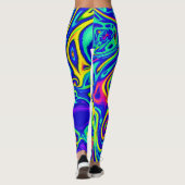 Leggings Formes Motifs d'art design (Dos)