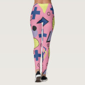 Leggings Formes Pastel Memphis (Dos)