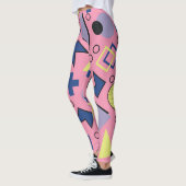 Leggings Formes Pastel Memphis (Gauche)