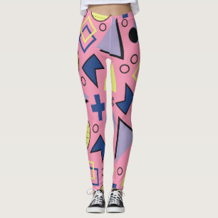 Leggings Formes Pastel Memphis