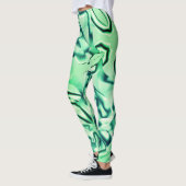 Leggings Formes vert courbé d'acrylique, quelques teintes m (Gauche)