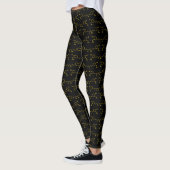 Leggings Formule chimique moléculaire de curcumin curcumin (Gauche)