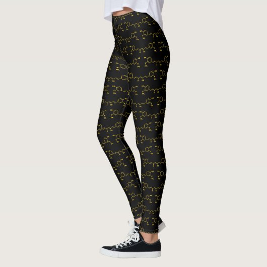 Leggings Formule chimique moléculaire de curcumin curcumin (Gauche)