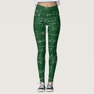 Leggings Formules de trigonométrie motif de tableau noir gé