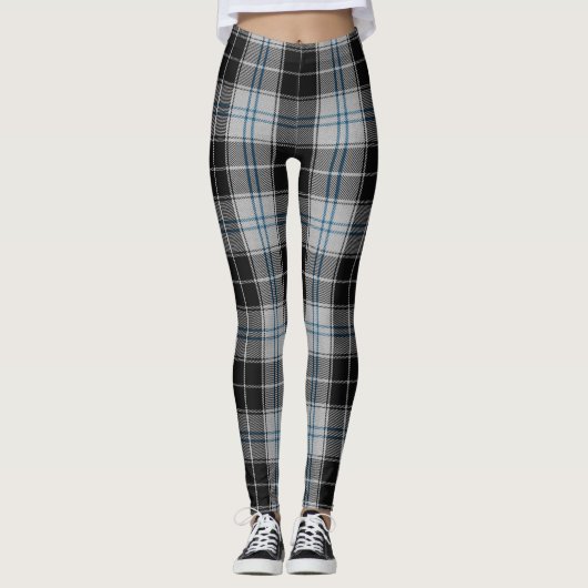 Leggings Forteresse Clans Originaux Tartan Plaid (Devant)