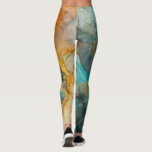 Leggings Fossiles De Gem Ammonite (Dos)