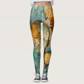 Leggings Fossiles De Gem Ammonite (Devant)
