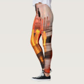 Leggings foto, silhouet man (Links)