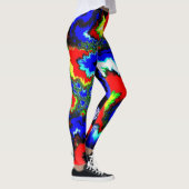 Leggings Fou Abstrait Mandlebrot (Droite)