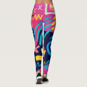 Leggings Fou de couleur (Dos)