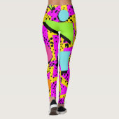 Leggings Fou pour les années 80 (Dos)