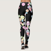 Leggings Fouillis de crânes sucrés (Dos)