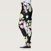 Leggings Fouillis de crânes sucrés (Gauche)