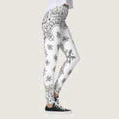 Leggings Foulard blanc (Droite)