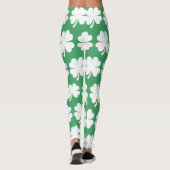 Leggings Four Leaf Lucky Clover Saint Patrick's Day (Dos)
