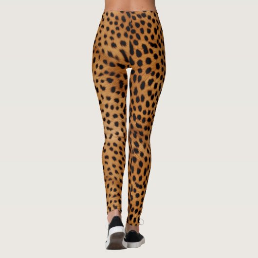 Leggings Fourrure animale Cheetah (Dos)