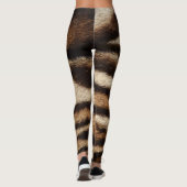 Leggings Fourrure de léopard nuageuse, motif exotique. (Dos)