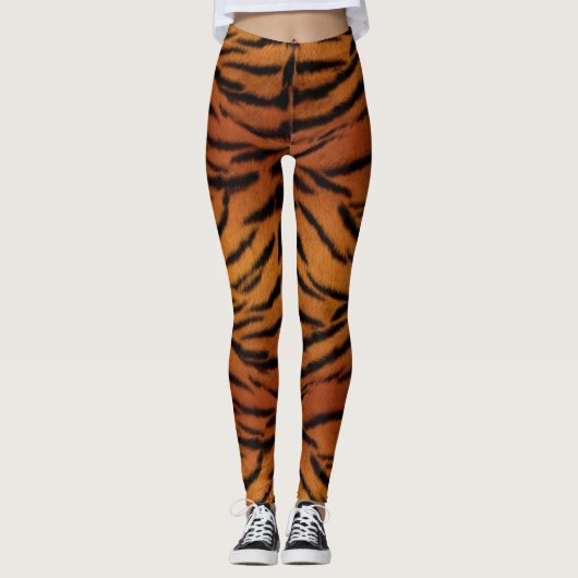 Leggings Fourrure de tigre (Devant)