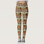 Leggings Fowl de jeu sur la ferme (Devant)