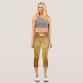 Leggings Fox Gold Capri (Recto)