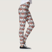 Leggings Fox mignon/guêtres rusées de motif (Droite)