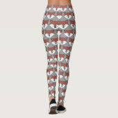 Leggings Fox mignon/guêtres rusées de motif (Dos)