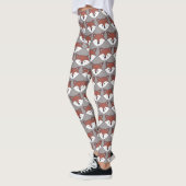 Leggings Fox mignon/guêtres rusées de motif (Gauche)
