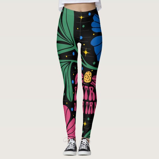 Leggings Foxtrot Delta Tango Flower Boho (Devant)