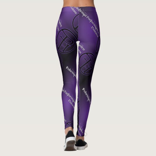Leggings FPH avec logo blanc B&BE (Dos)