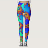 Leggings Fractal coloré 120717 (Devant)