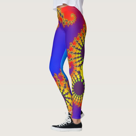 Leggings Fractal coloré 120717(02) (Gauche)