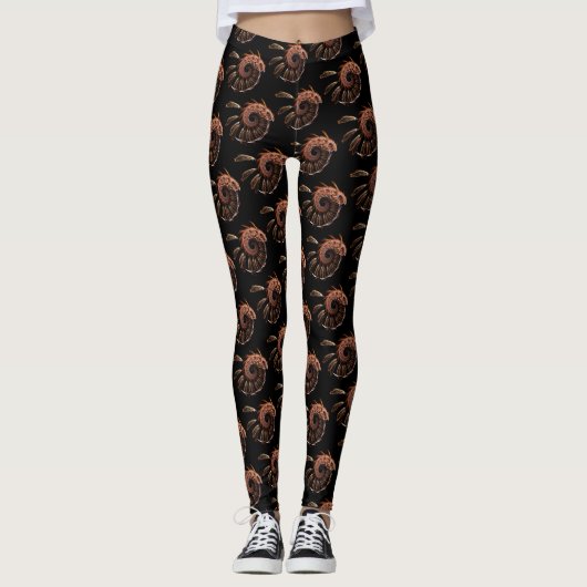 Leggings Fractal Firebird (Devant)