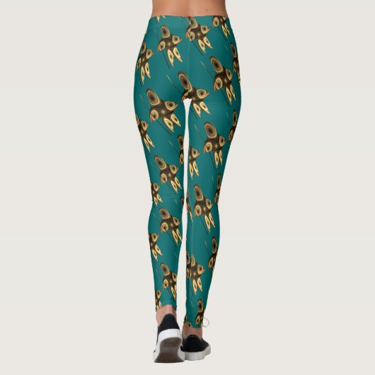 Leggings Fractal Inuit Hunter (Dos)