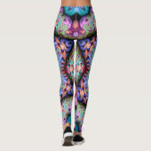 Leggings Fractal Mandala Floral Psychedelic (Dos)