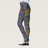Leggings Fractal ~ Trippy Hippy (Gauche)