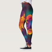Leggings Fractale Apophysis Abstraite XI (Gauche)