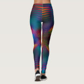 Leggings Fractale Apophysis Abstraite XI (Dos)