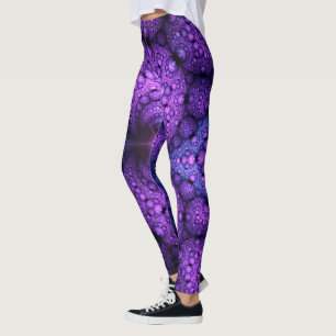 Leggings Fractale d'Apophysis - fusion d'atomes + vos idée