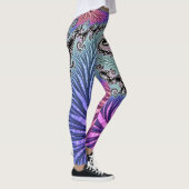 Leggings Fractale en spirale funky (Droite)