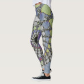 Leggings Fractale feuilles (Gauche)