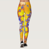 Leggings Fractale psychédélique (Dos)