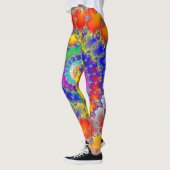 Leggings Fractale psychédélique (Gauche)