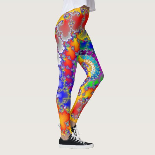 Leggings Fractale psychédélique (Droite)