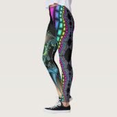 Leggings Fractale rompue impressionnante (Gauche)