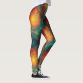 Leggings fractales ardents (Droite)