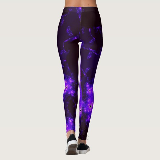 Leggings fractaux de la nébuleuse (Dos)