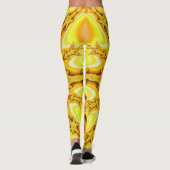 Leggings fractaux Gold Star (Dos)