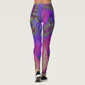 Leggings fractés néon (Dos)