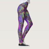Leggings fractés néon (Droite)