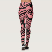 Leggings fractionnés Abstraits avec des couleurs p (Dos)